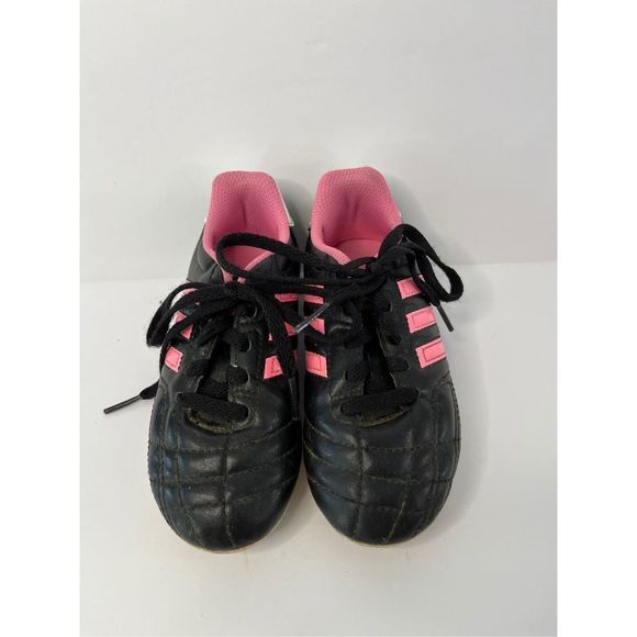 Adidas Other - Adidas Girls Soccer Cleats Size 10 Black Pink